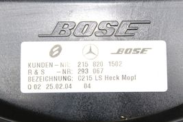 00-06 MERCEDES-BENZ CL55 AMG REAR SPEAKER SUBWOOFER Q8084 image 11
