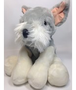 Animal Alley Schnauzer Puppy Dog Plush RARE Grey Stuffed Soft Toys R Us ... - $53.50 CAD