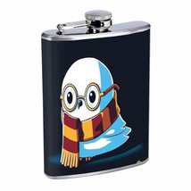 Magic House Owl Em1 Flask 8oz Stainless Steel Hip Drinking Whiskey - £11.57 GBP