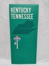 Vintage 1968 Kentucky Tennessee American Oil Company Brochure Travel Map - $27.71