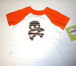 Circo Toddler Boys white/ Orange Skull  T-SHIRT Size 9 Months NWT - £4.10 GBP