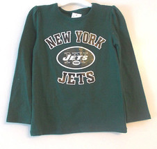 NFL Team Apparel Toddler Girls New York Jets Long Sleeve Shirt Various Size NWOT - $9.09