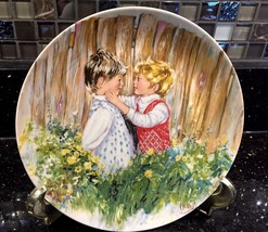 Mary Vickers "Be My Friend" Plate My Memories Series Wedgwood Queen's Ware - $15.99