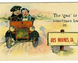 Campbell Kids The Gas is Sometimes Low in Des Moines Iowa Postcard - $13.86