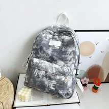 Fashion Tie Dye Printing Women Backpack Casual Canvas Students School Ba... - £22.43 GBP