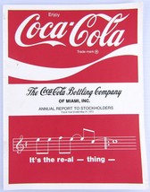 Vintage 1973 Coca-Cola Annual Report To Stockholders, Southeast, Miami, ... - $23.00