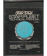 Star Trek Starfleet Technical Manual by Joseph, Franz ~ 1975 - $29.70