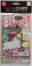 Mambi Chips | Friends Themed Scrapbooking Sticker Flip Pack | Me &amp; My Big Ideas - £11.89 GBP