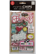 Mambi Chips | Friends Themed Scrapbooking Sticker Flip Pack | Me &amp; My Bi... - £11.63 GBP
