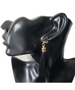 Fashion Jewelry Womens Black Long Tassel Bohemian Style Earring Boho Ear... - £15.93 GBP