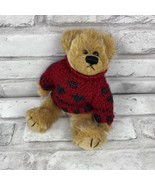 Ty Collectible Attic Treasures Bearkhardt Teddy Bear with Red Green Swea... - £5.12 GBP