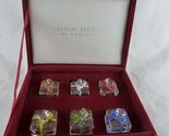 Godinger Crystal Legends Place card Holders set of 6 gift box place card... - $28.70