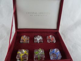 Godinger Crystal Legends Place card Holders set of 6 gift box place card... - £22.51 GBP