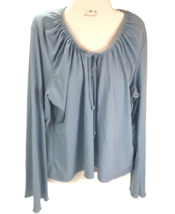 Vintage 90s top blouse plus sz  18/20 Edge Stretchy Flair sleeve Boho - £12.67 GBP