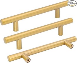 Gold Color Circle Kitchen CABINET HANDLES Set of 11 Drawer Pulls 4&quot; whol... - £15.70 GBP