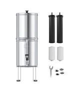 Gravity Fed Water Filter System - 2.25 Gal Stainless Steel w/ 2 Carbon F... - €625,97 EUR