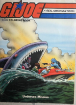 G.I. Joe A Real American Hero Undersea Mission Coloring Book (1987) Marvel Books - £7.90 GBP