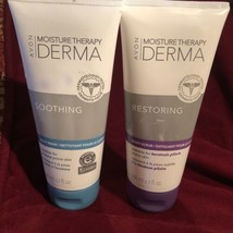 AVON Moisture Therapy Derma Restoring Body Scrub & Soothing Body Wash 6.7oz - $19.26