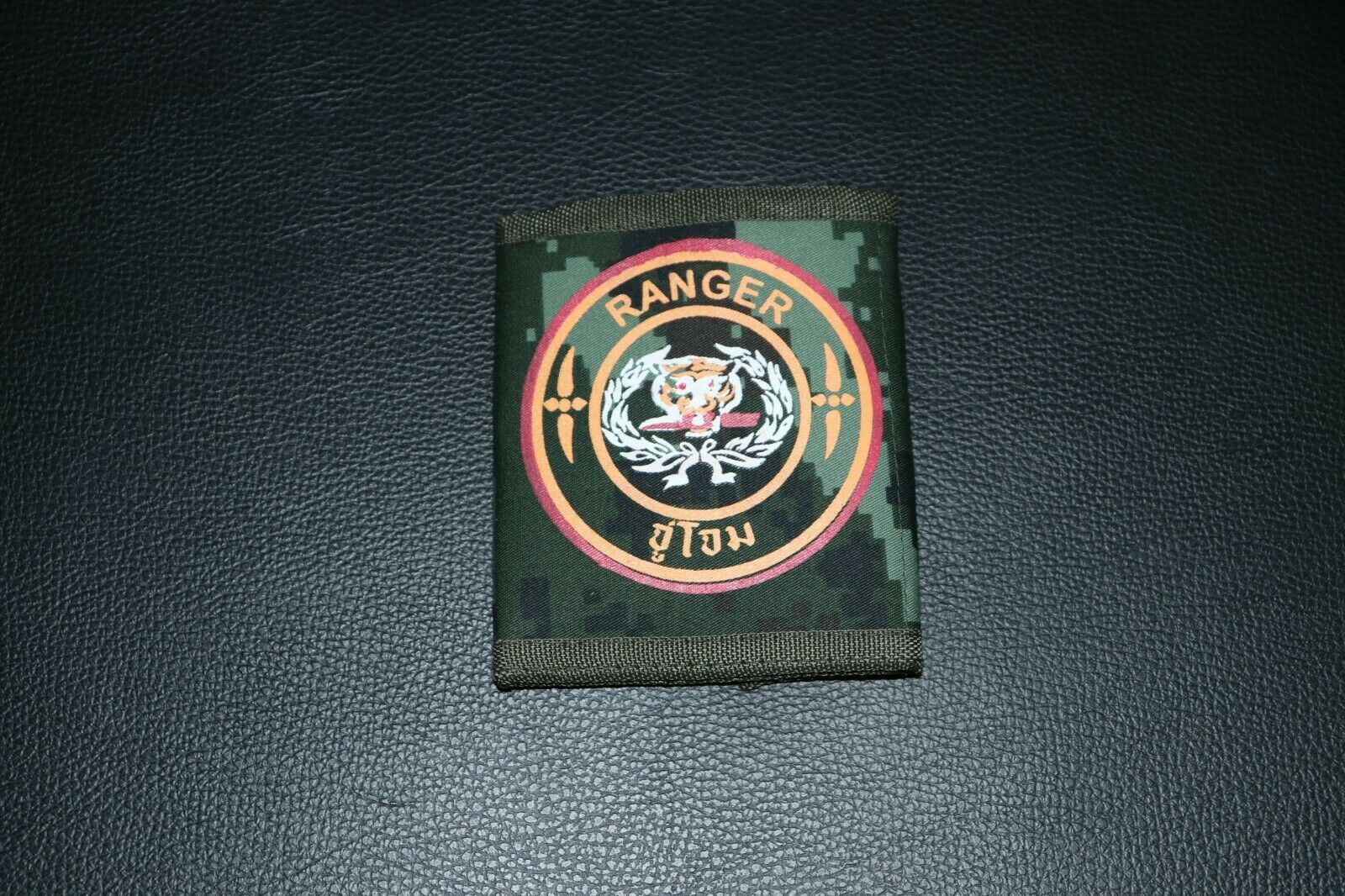 Thai Army Ranger Purse Money Bag Pocket Coins Banknote Cards Zip Fabric - $8.60