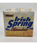 Vtg 3-PACK Irish Spring Deodorant Soap Vitamins 4oz Bars Discountinued N... - €22,03 EUR