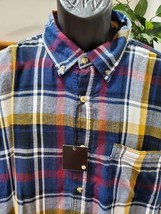 Cotton Traders Sport Men Multicolor Cotton Long Sleeve Collared Casual Shirt XL - £19.57 GBP