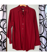 Izod silky poplin, long sleeve button down shirt, size extra-large - $14.70