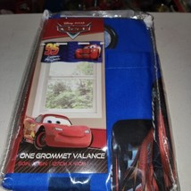 Disney Pixar Cars #95 Lightning McQueen decorative window valance 50"x16" - $7.92