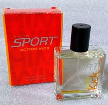 AVON SPORT ACTION KICK ✱ Rare Vintage Perfume Spray Man Parfum Boxed (50... - $26.72