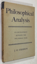 1960 book Philosophical Analysis - its development between 2 World Wars - URMSON - £9.54 GBP