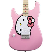 Fishbone Guitar  Pink Hello Kitty LEFT HANDED with Gig bag + Strap,+ picks - $259.00