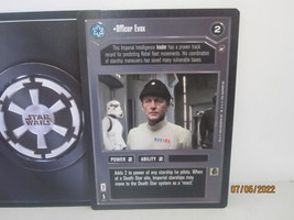 1996 Star Wars CCG Card: Officer Evax - black border - $1.50
