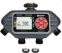 Eden 93413 Programmable Digital Water Timer 4-Zone, Compatible With Wire... - $82.99