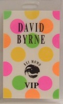 DAVID BYRNE / TALKING HEADS CONCERT TOUR LAMINATE BACKSTAGE PASS ***LAST... - $15.00