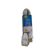 Extension Cord 6 ft. White 3 Outlets 16 Gauge - $3.99