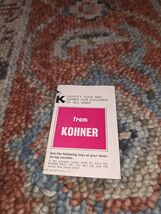 VTG KOHNER TOY 1970 PAMPHLET CATALOG FOLD-OUT FEATURE 20 TOYS TROUBLE MA... - $10.95