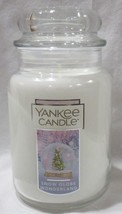 Yankee Candle Large Jar Candle 110-150 hrs 22 oz SNOW GLOBE WONDERLAND - £32.85 GBP