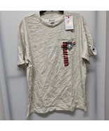 Champion New Mexico Lobos with Front Pocket Shirt Mens SS Tee Ka Oatmeal... - $30.47 CAD