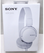 Sony MDR-ZX110 Wired Ear-Pad (On the Ear) Headband Headphones in White - $252.60 MXN