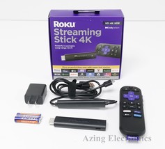 Roku Streaming Stick 4K 3820R2/3820X2 4K Streaming Device with Voice Remote - $27.99