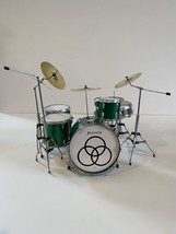 Axe Heaven John Bonham Zep Tribute Green Sparkle Ludwig Mini Drum Kit Model For - £48.73 GBP