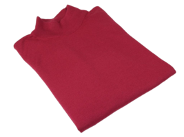 Men PRINCELY Soft Comfort Merinos Wool Sweater Knits Mock 1011-00 Raspberry - £55.94 GBP