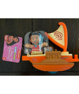 Fisher Price Disney Princess Float Parade Moana Little People Raft Boat NEW - £61.69 GBP