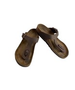 Birkenstock Kids Junior Shoes Brown 31 / 12.5 M Leather Kizeh Birko-Flor... - £20.71 GBP