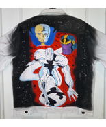 SILVER SURFER - CUSTOM MADE AIRBRUSHED JACKET - FREE SHIPPING  - $250.00