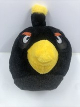Angry Birds 2010 Rovio Black Bomb Bird Plush 4&quot; - £6.26 GBP