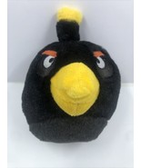 Angry Birds 2010 Rovio Black Bomb Bird Plush 4&quot; - £6.18 GBP