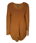Natural Reflections Women&#39;s Sweater Top Long Sleeve Size S Caramel - $17.63 CAD