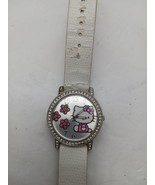 Sanrio Hello Kitty HK1492 Watch Wristwatch with White Band Working - $200.77 MXN