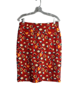 LuLaRoe Cassie Pencil Skirt Stretch Colorful Multicolored Triangle Print Med - £7.82 GBP
