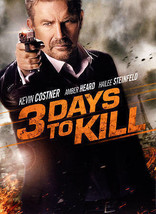 3 Days to Kill DVD Brand New! Action Thriller Special feature: Covert Operation - £8.20 GBP